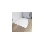 Receveur de douche extra - plat 80 x 120 cm, acrylique, blanc, galedo pedra lin�aire