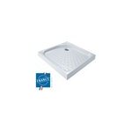 Receveur de douche � poser extra - plat 80 x 80 cm, c�ramique, blanc, villeroy & boch collection