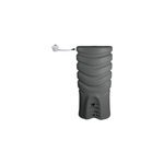 Rcuprateur d'eau de pluie 550l eda plastiques coloris anthracite l. 79 x l. 56 x h. 164 cm