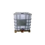 Récupérateur d'eau de pluie ibc 1000l fitt coloris blanc transparent l. 120 x l. 100 x h. 115 cm Récupérateur d'eau de pluie ibc 1000l fitt coloris blanc transparent l. 120 x l. 100 x h. 115 cm