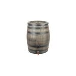 R�cup�rateur d'eau de pluie 120l nature coloris imitation bois �. 50, 5 x h. 66 cm