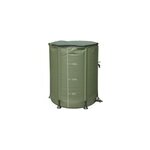 R�cup�rateur d'eau de pluie 200l verve coloris vert �. 60 x h. 70 cm