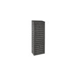 Rcuprateur d'eau de pluie 300l belli coloris anthracite l. 39 x l. 60 x h. 182 cm