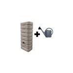 Récupérateur d'eau de pluie 320l dune coloris grège l. 60 x l. 40 x h. 145 cm belli avec kit raccord ... Récupérateur d'eau de pluie 320l dune coloris grège l. 60 x l. 40 x h. 145 cm belli avec kit raccord ...
