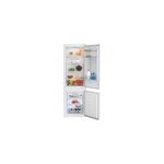 Réfrigérateur congélateur encastrable porte réversible beko bcha275k41sn 193l / 69l, blanc Réfrigérateur congélateur encastrable porte réversible beko bcha275k41sn 193l / 69l, blanc