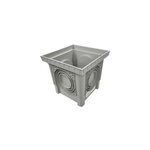 Regard polypropyl�ne gris 300 x 300 fitt