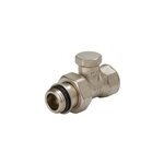 T de rglage en laiton nickel flomasta 1 / 2 ;