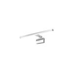 Rglette led 3 en 1 mur miroir meuble argent ip44 1350lm l. 50xl. 13, 6xp. 50cm goodhome craven