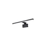 Rglette led 3 en 1 mur miroir meuble noir l. 50 cm ip44 1350lm goodhome craven