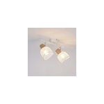 Rglette spot 2 lumires e14 25w corep ottawa blanc l. 31, 5 x l. 17 x h. 15 cm
