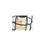 Rglette spot 2 lumires e27 40w seynave wayne noir l. 3 x l. 1, 7 x h. 1. 8 cm