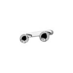 R�glette spot 2 lumi�res gu10 7w goodhome roccheta chrome l. 26 x l. 4 x h. 12 cm