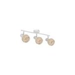Rglette spot 3 lumires e14 40w corep calanques blanc l. 50 x h. 14 x p. 15 cm