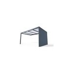 Rideau pour carport adossé pvc cosmeo l. 308 cm alumin'home Rideau pour carport adossé pvc cosmeo l. 308 cm alumin'home