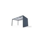 Rideau pour carport autoportant pvc cosmeo l. 308 cm alumin'home Rideau pour carport autoportant pvc cosmeo l. 308 cm alumin'home