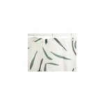 Rideau de douche l. 180 x h. 200 cm en polyester, motifs feuilles, 5five duo Rideau de douche l. 180 x h. 200 cm en polyester, motifs feuilles, 5five duo