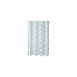 Rideau de douche bleu et blanc en polyester scandi