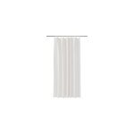 Rideau de douche goodhome elland l. 200 x h. 180 cm coloris blanc en lin et polyester