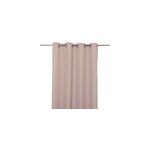 Rideau goodhome effet lin rose h. 260 x l. 140 cm Rideau goodhome effet lin rose h. 260 x l. 140 cm