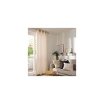 Rideau goodhome hiva ivoire l. 140 x h. 260 cm