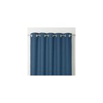Rideau goodhome novan bleu fonc l. 140 x h. 260 cm