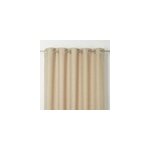 Rideau tamisant  oeillets effet tiss novan beige l. 260 x l. 140cm goodhome