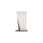 Rideau isolant thermique � illets, doublure polaire beige l. 240 x l. 140cm dylrev