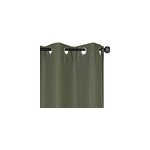 Rideau isolant thermique � illets, doublure polaire vert kaki l. 240 x l. 140cm dylrev