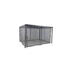 Rideaux moustiquaire pour tonnelle hespride belize lattes 3 x 3, 8 m