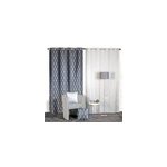Rideau occultant  illets imprim feuilles beige l. 240 x l. 140cm dylrev