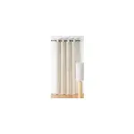 Rideau occultant  oeillets aspen blanc cru l. 250 x l. 135cm linder