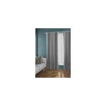 Rideau occultant phonique louca ornami gris perle l. 140 x h. 240 cm