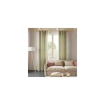 Rideau occultant en su�dine � illets komod vert clair l. 260 x l. 140cm goodhome