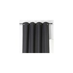 Rideau occultant thermique boreal linder anthracite l. 280 x l. 140 cm