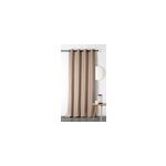Rideau occultant thermique boreal linder beige l. 280 x l. 140 cm