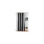 Rideau occultant thermique boreal linder gris l. 280 x l. 140 cm