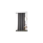 Rideau occultant thermique boreal linder marron l. 280 x l. 140 cm