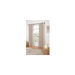 Rideau occultant thermique  oeillets uni monndream alan beige ficelle l. 250 x l. 140cm rocle