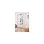 Rideau occultant thermique  oeillets uni monndream alan blanc coquille l. 250 x l. 140cm rocle