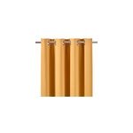 Rideau occultant thermique vestris goodhome jaune l. 260 x l. 140 cm
