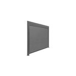 Rideau manuel pour pergola bioclimatique latéral 3m gris Rideau manuel pour pergola bioclimatique latéral 3m gris