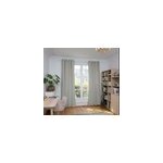 Rideau phonique et thermique � illets gris galet h. 250 x l. 130 cm rocle