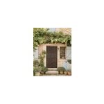 Rideau de porte en perles de bois multicolores 90 x 200 cm morel