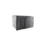 Rideaux sur rail pour tonnelle hesp�ride avila 4 x 3 m