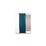Rideau tamisant fernand rocle velours cotelé bleu canard l. 260 x l. 140 cm Rideau tamisant fernand rocle velours cotelé bleu canard l. 260 x l. 140 cm