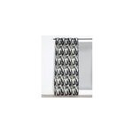 Rideau tamisant � illets effet jacquard janis feuillage noir h. 260 x l. 140cm rocle