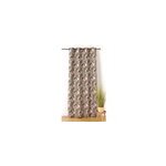 Rideau tamisant  oeillets eden feuillage orange l. 250 x l. 140cm linder