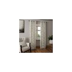 Rideau tamisant � oeillets fleuri liberty rose, vert h. 260 x l. 140cm casa mediterranea 1967 sl