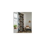 Rideau tamisant  oeillets nil imprim tropical multicouleurs l. 260 x l. 145 linder