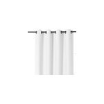 Rideau tamisant thermique � oeillets blanc h. 260 x l. 140 cm linder bor�al